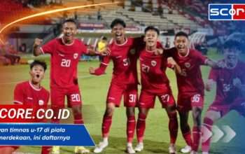 lawan timnas u-17 di piala kemerdekaan, ini daftarnya