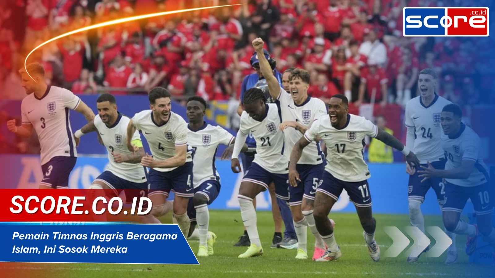 Pemain Timnas Inggris Beragama Islam