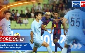 Rating Barcelona vs Daegu Hari Ini 5-0, Fakta Menariknya