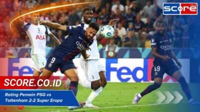 rating pemain psg vs tottenham