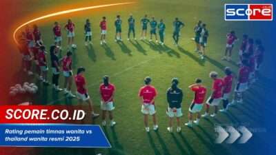 rating pemain timnas wanita vs thailand