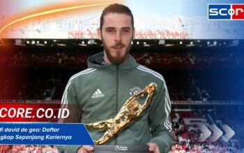 Trofi david de gea: Daftar Lengkap Sepanjang Kariernya