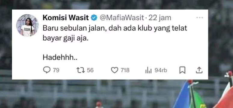 Manajemen Persis Solo Buka Suara Soal Nunggak Gaji Bocoran Klub Super League yang Nunggak Gaji