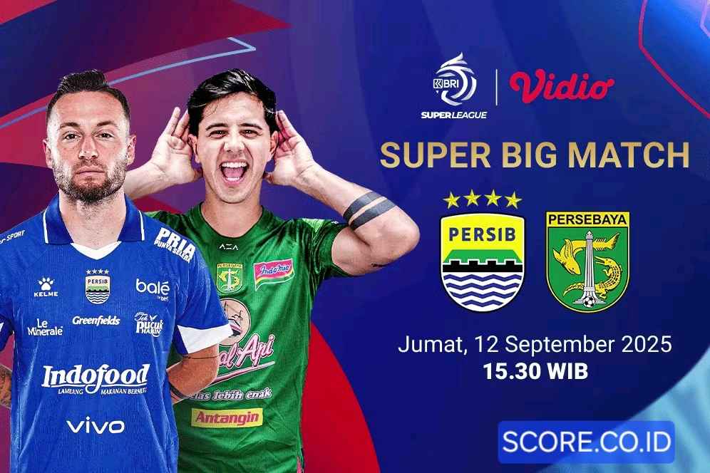 Prediksi Skor Persib Vs Persebaya di Pekan 5 2025, 12 September 2025