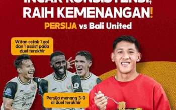Prediksi Skor Persija Jakarta vs Bali United Pekan 5 2025 Diperkirakan Jadi Laga Panas