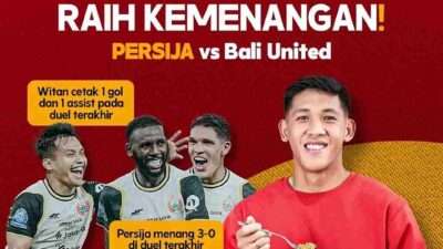 Prediksi Skor Persija Jakarta vs Bali United Pekan 5 2025