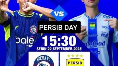 Susunan Pemain Persib vs Arema FC Lebih Lengkap