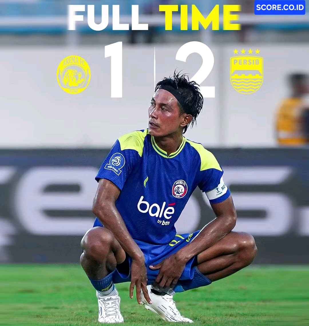 Penyebab Arema Kalah dari Persib 1-2, Bek Arema Bongkar Alasannya
