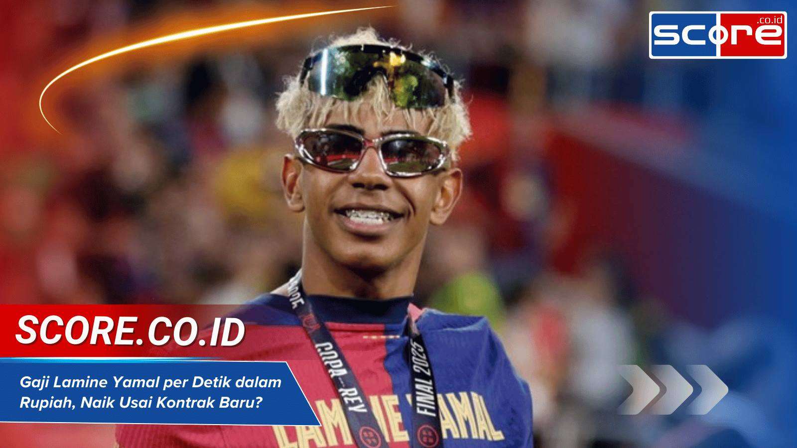 Gaji Lamine Yamal per detik dalam rupiah