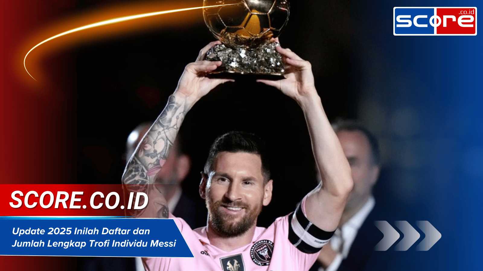 trofi individu lionel messi