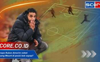 Kenapa Ruben Amorim nekat pasang Mount di posisi bek sayap?