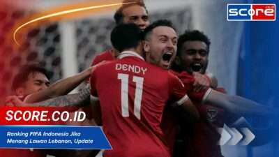 Ranking FIFA Indonesia Jika Menang Lawan Lebanon, Update