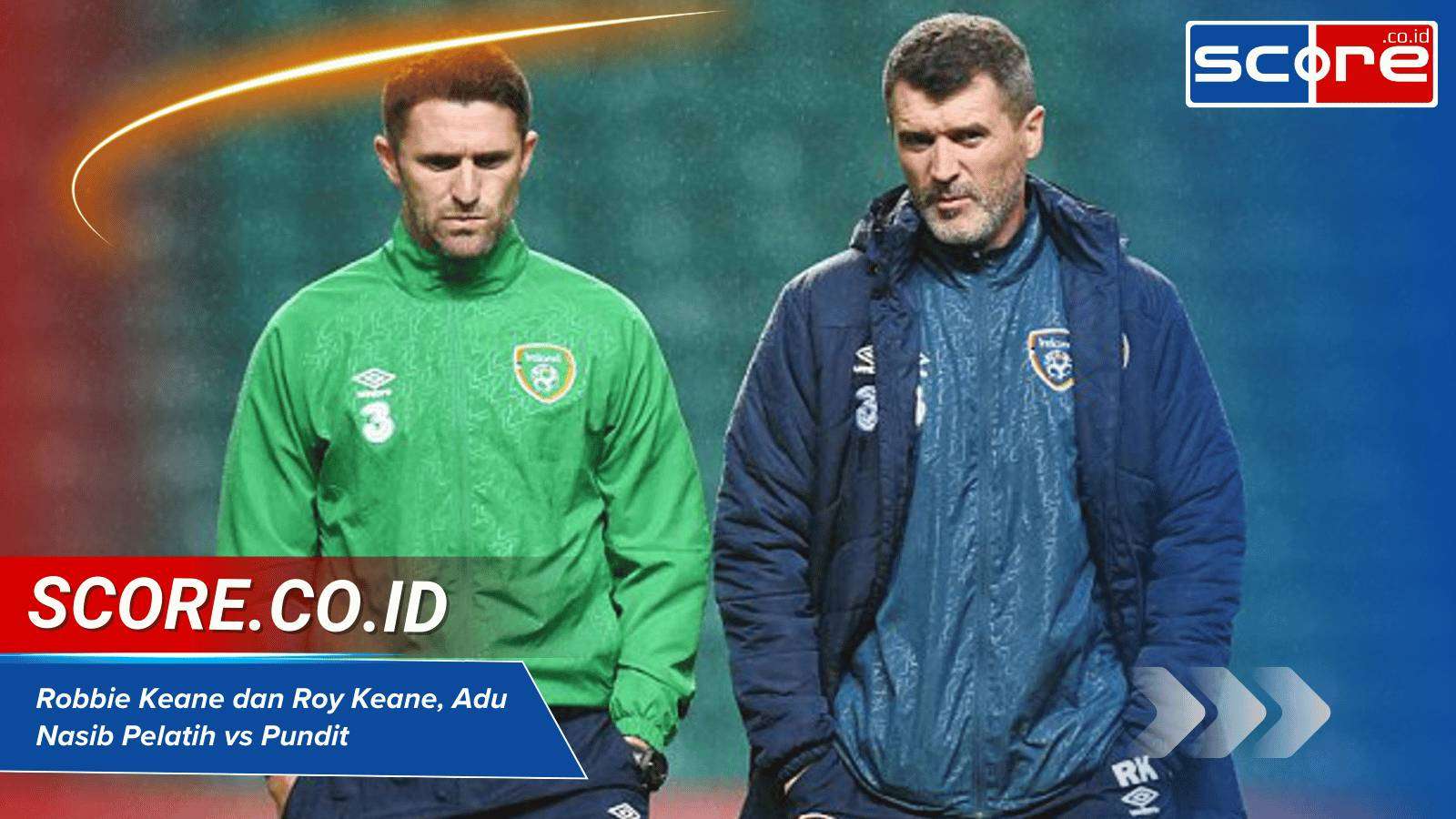 Robbie Keane dan Roy Keane