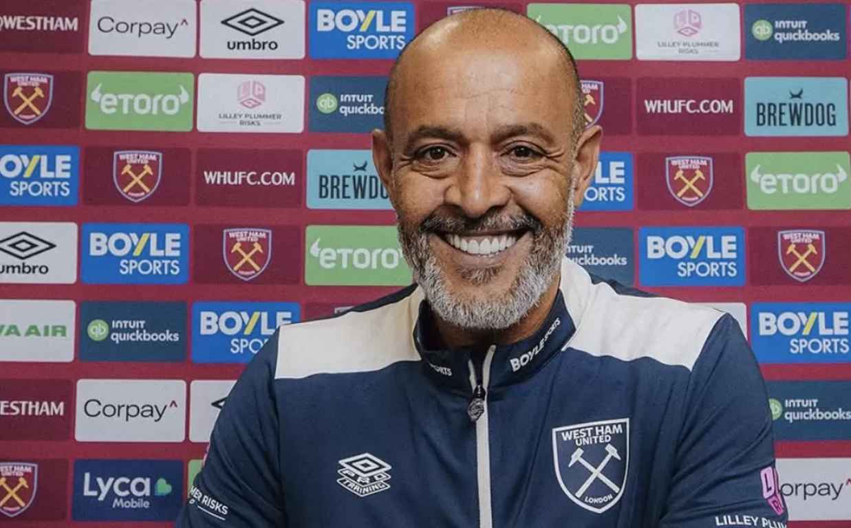 Nuno Espirito Santo Desak West Ham Bangun "Identitas Baru" Musim Ini Sang manajer tuntut perubahan demi hasil lebih baik.