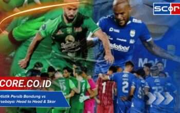 Statistik Pertandingan Persib vs Persebaya H2H Terbaru