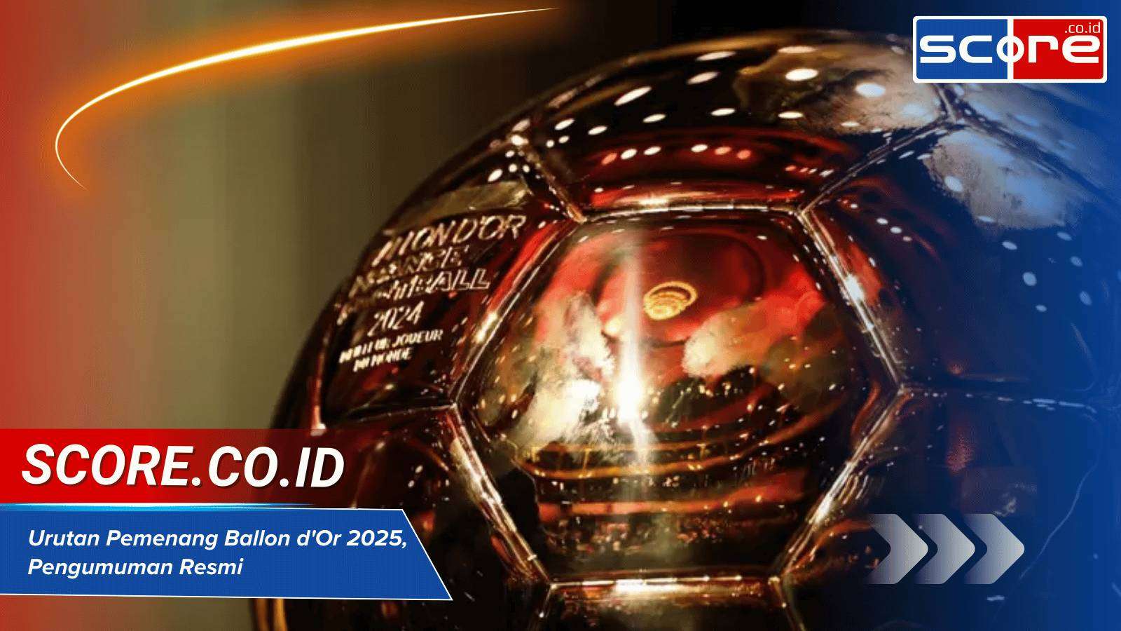 Urutan Pemenang Ballon D'Or 2025