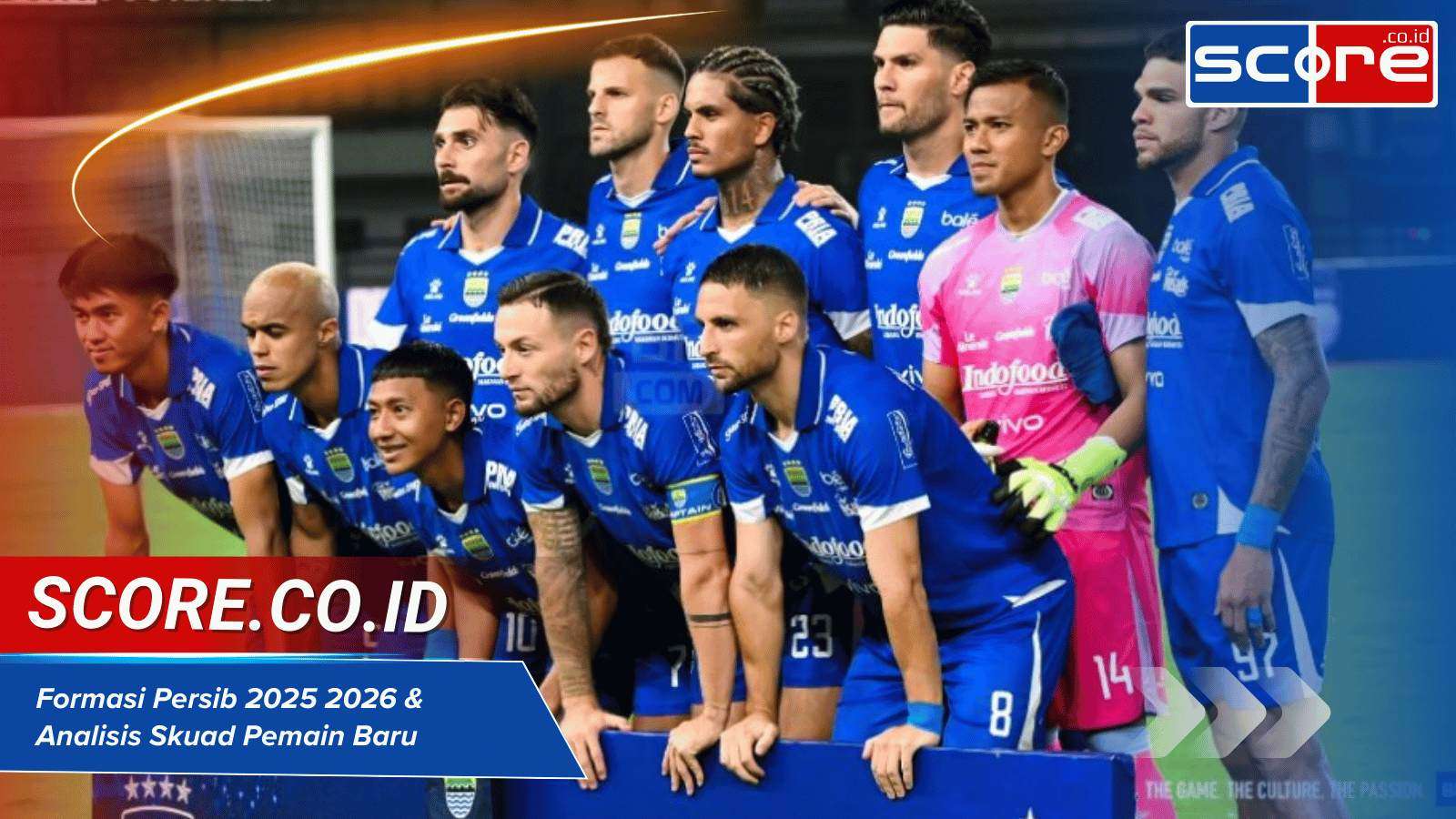 Formasi Persib 2025 2026