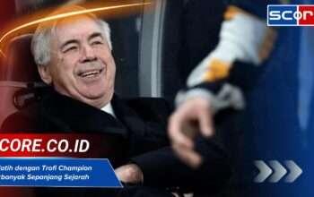 Pelatih dengan Trofi Champion Terbanyak Sepanjang Sejarah