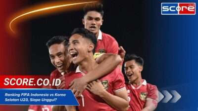 Ranking FIFA Indonesia vs Korea Selatan U23, Siapa Unggul?