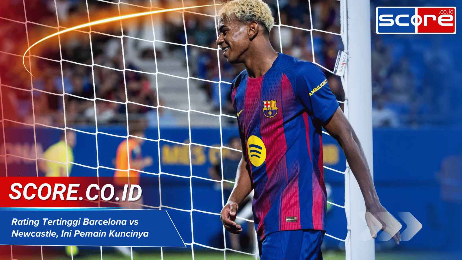 rating tertinggi barcelona vs newcastle