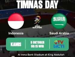 Head To Head Indonesia vs Arab Saudi Sepanjang Sejarah Pertemuan