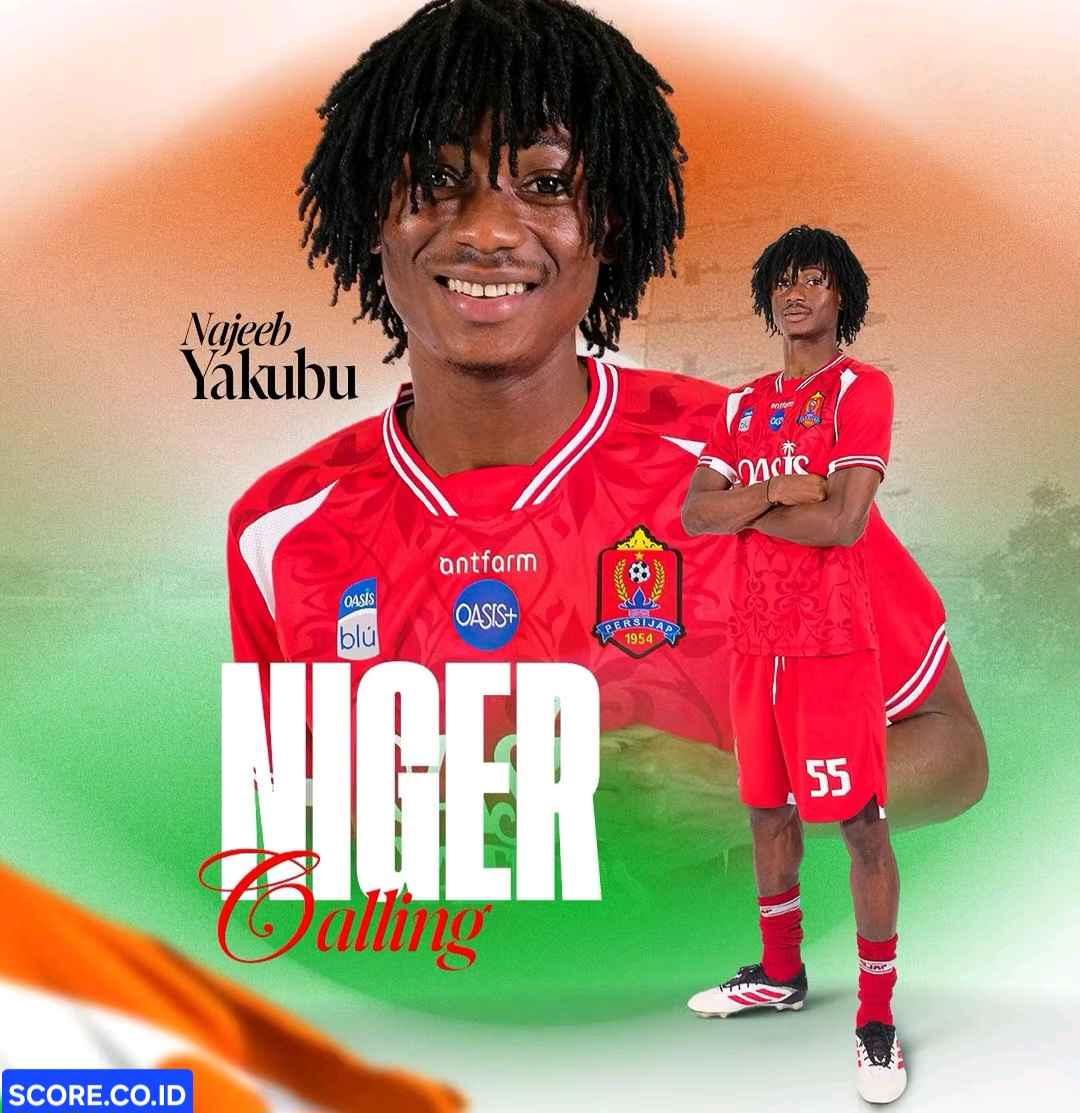 Najeeb Yakubu Pemain Persijap Bela Niger