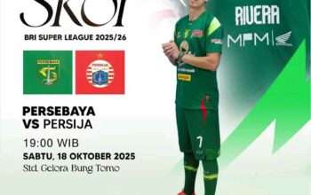 Prediksi Skor Persija vs Persebaya Jadi Big Match di Pekan 9, 18 Oktober 2025