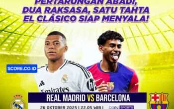 Head to Head Real Madrid vs Barcelona dan Pertemuan Terakhir Jelang El Clasico