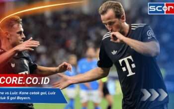 Analisis Duel Kane vs Luiz: Kane Pesta Gol, Luiz Tak Berdaya di Tengah Gempuran 5 Gol Bayern
