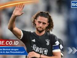 Bintang Juventus Adrien Rabiot Bersitegang dengan Petinggi Serie A, Apa Pemicunya?