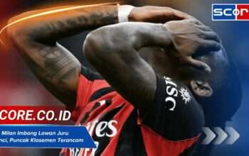 Hasil AC Milan vs Pisa Ditahan Imbang Tim Juru Kunci, Puncak Klasemen Terancam