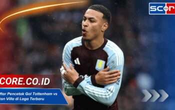 Ini Daftar Pencetak Gol Tottenham vs Aston Villa di Laga Terbaru