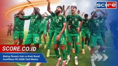 Rating Pemain Irak vs Arab Saudi Kualifikasi PD 2026 Tadi Malam