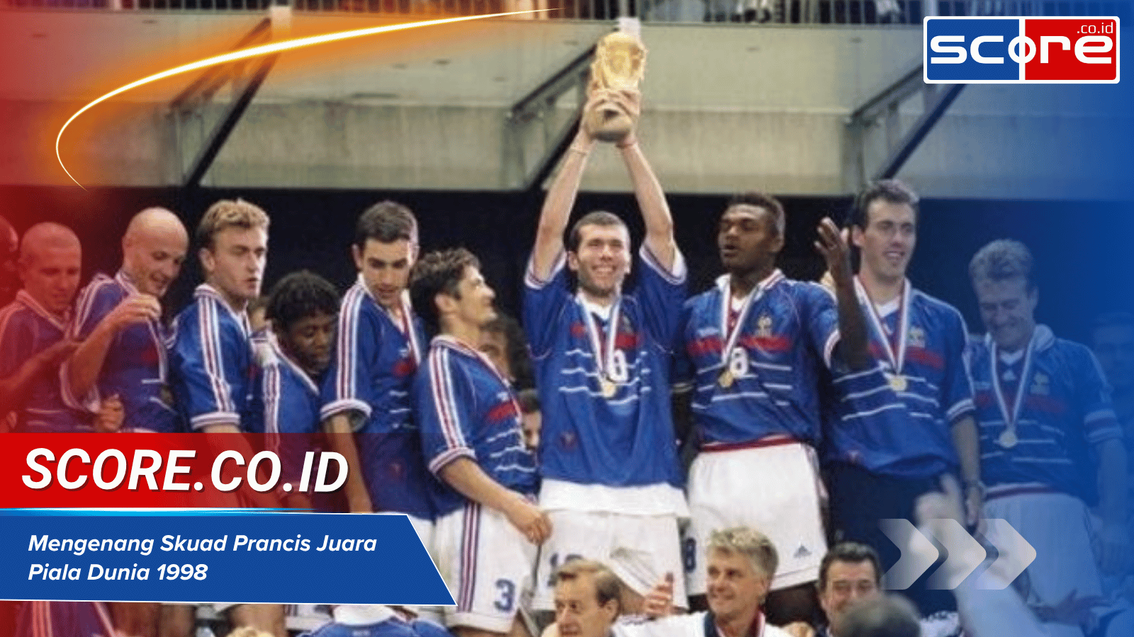 Skuad Prancis Juara Piala Dunia 1998