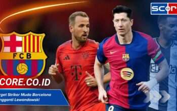 Target Striker Muda Barcelona Pengganti Lewandowski