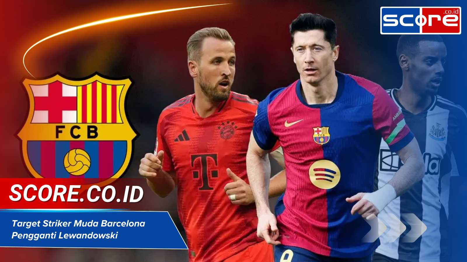 Target Striker Muda Barcelona Pengganti Lewandowski