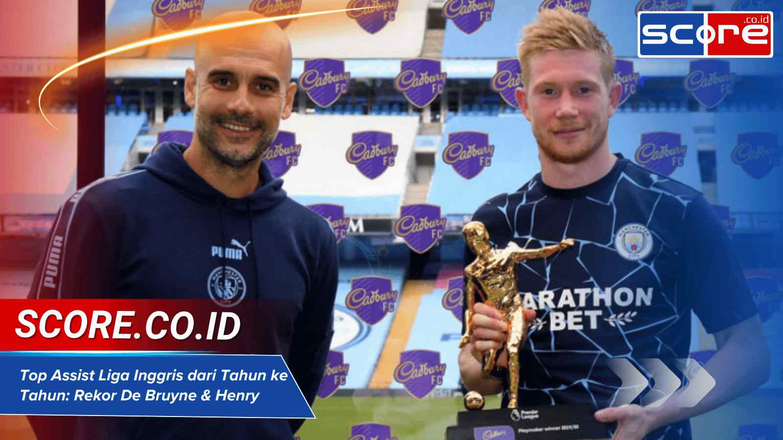 Top Assist Liga Inggris dari Tahun ke Tahun Rekor De Bruyne & Henry