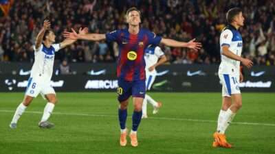 Rating Pemain Barcelona vs Alaves, Misi Kudeta Puncak Klasemen Berhasil