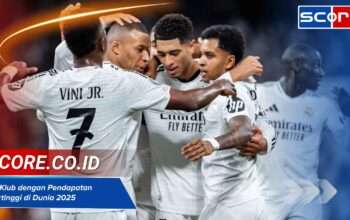 10 Klub dengan Pendapatan Tertinggi di Dunia 2025, Siapa Nomor Satu?