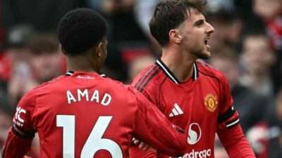 Hasil MU vs Everton, Setan Merah Kalah Lawan 10 Pemain Hasil MU vs Everton