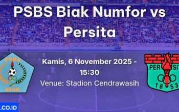 Prediksi Skor Persita vs PSBS Biak: Laga Duel Pemain Asing Pekan 12, 6/11/2025