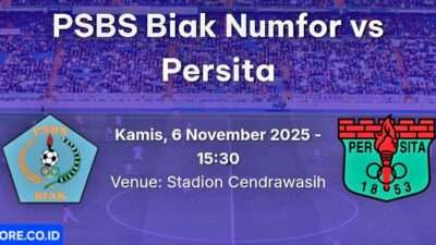 Prediksi Skor Persita vs PSBS Biak untuk Pekan 12, 6/11/2025