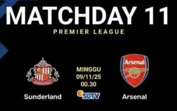 Prediksi Skor Arsenal vs Sunderland Pekan ke-11 Liga Inggris, Dinihari Jam 00.45 2025