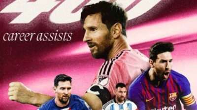 Lionel Messi Catat 400 Assist Sepanjang Sejarah