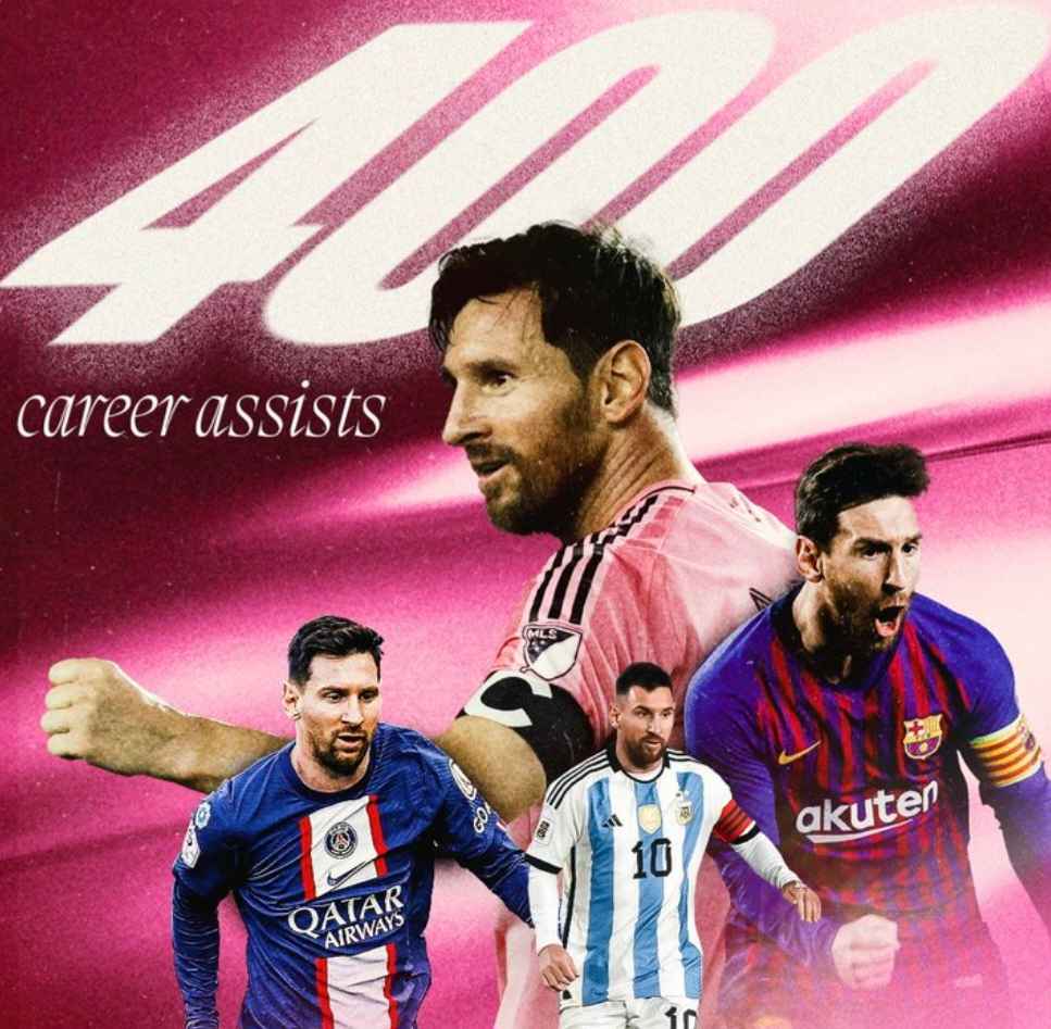 Lionel Messi Catat 400 Assist Sepanjang Sejarah