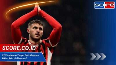 21 Tembakan 0 Gol, Masalah AC Milan Itu Bernama Santiago Gimenez Masalah AC Milan Santiago Gimenez