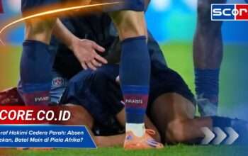 Achraf Hakimi Cedera Parah: Absen 6 Pekan, Batal Main di Piala Afrika?