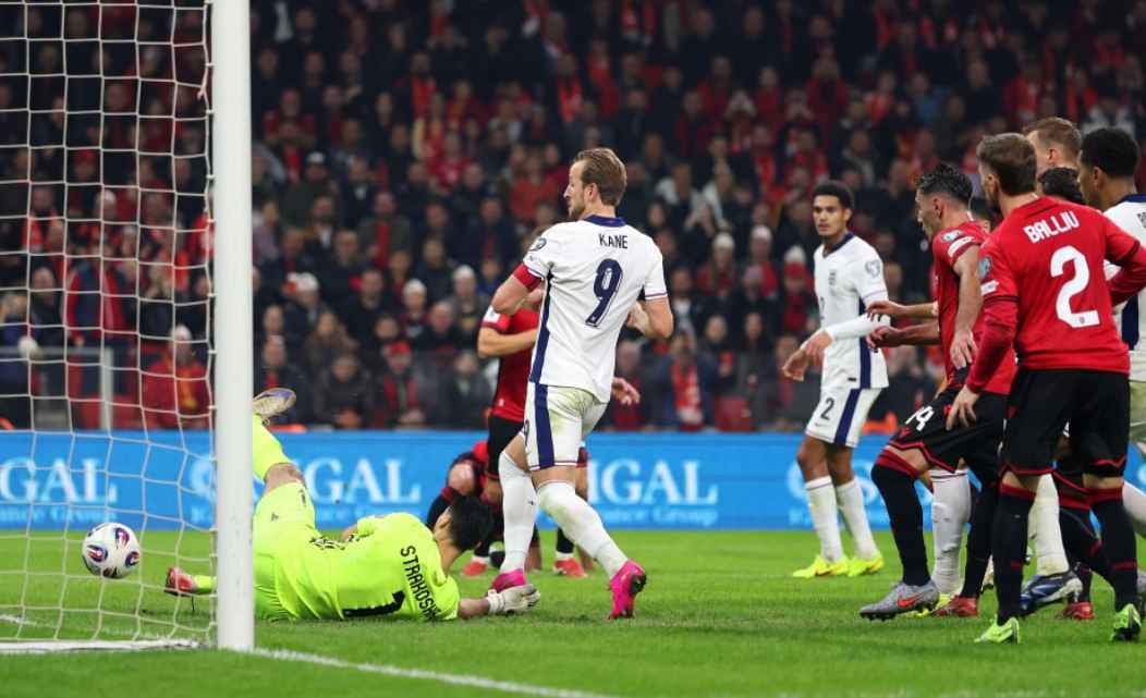 Highlights Albania vs Inggris: Dua Gol Kane Pastikan Inggris Sempurna Tanpa Cela Aksi 2 gol Harry Kane, Inggris rekor 100% tanpa noda.