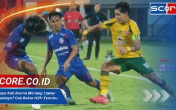 Berapa Kali Arema Menang Lawan Persebaya? Cek Rekor H2H Terbaru 2025