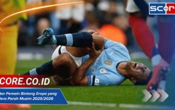 Daftar Pemain Bintang Eropa yang Cedera Parah di Awal Musim 2025/2026